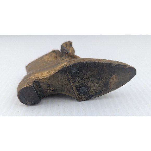 Vintage Metal Boot Shoe Jennings Bros. Marked JB 3.75" Long - Picture 6 of 8